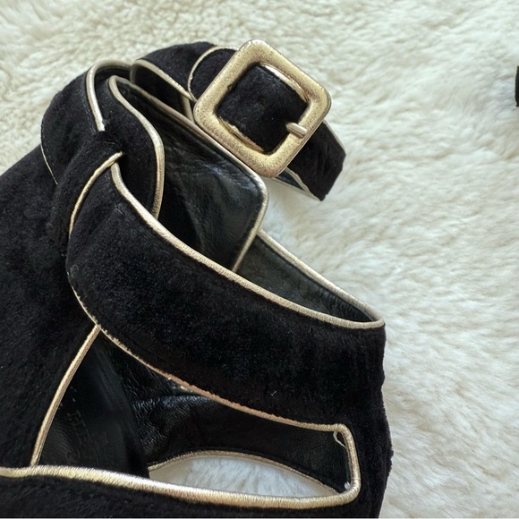 HERMES Judith velvet shoes size 38 Authentic Retail 1350$ - Picture 4 of 12